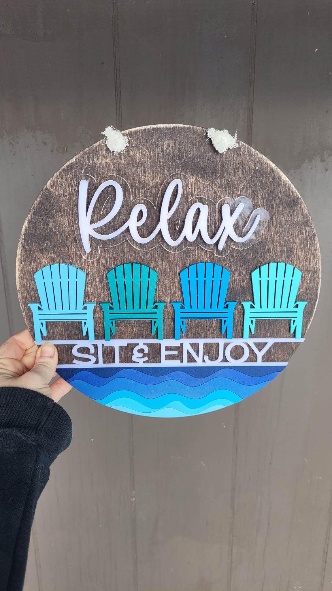 Détendez-vous, asseyez-vous et profitez