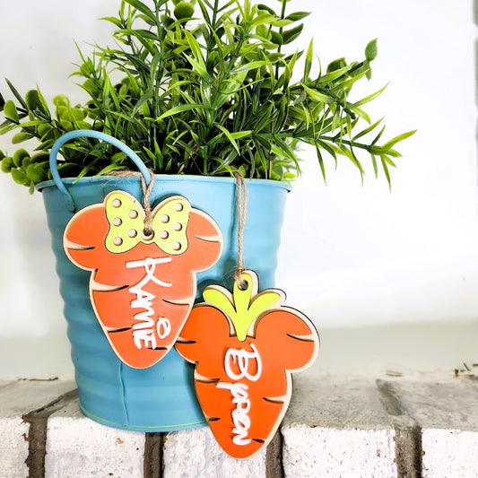 Easter Carrot Tags