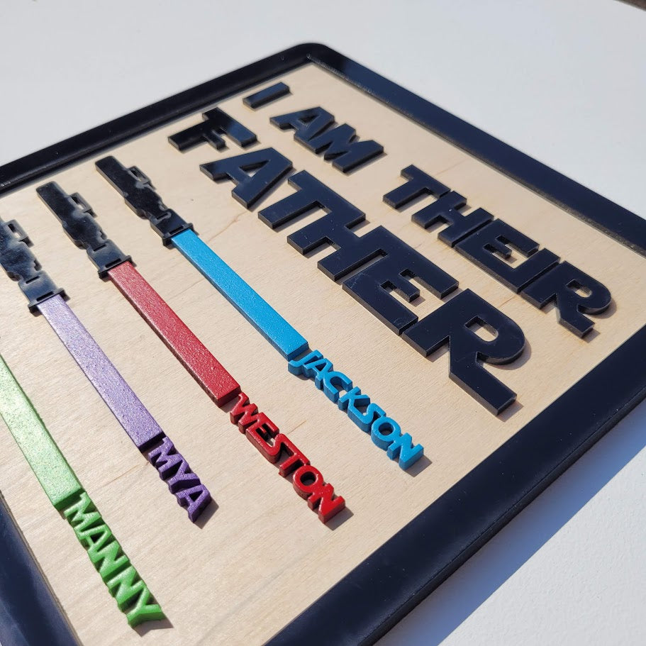 Star Wars Father Sign
