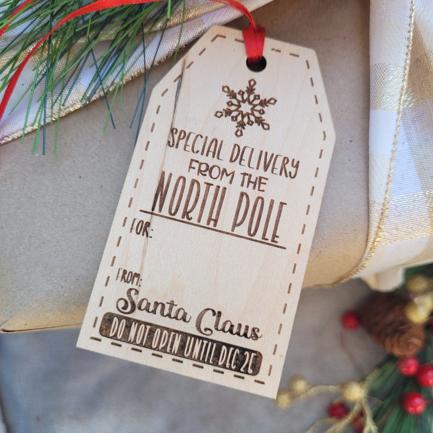 Santa Tag Personalized