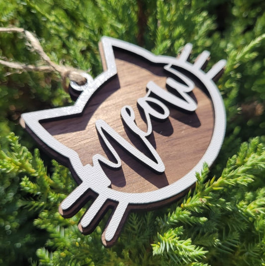 Cat Name Ornament