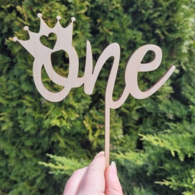 First Birthday Princess Cake Topper