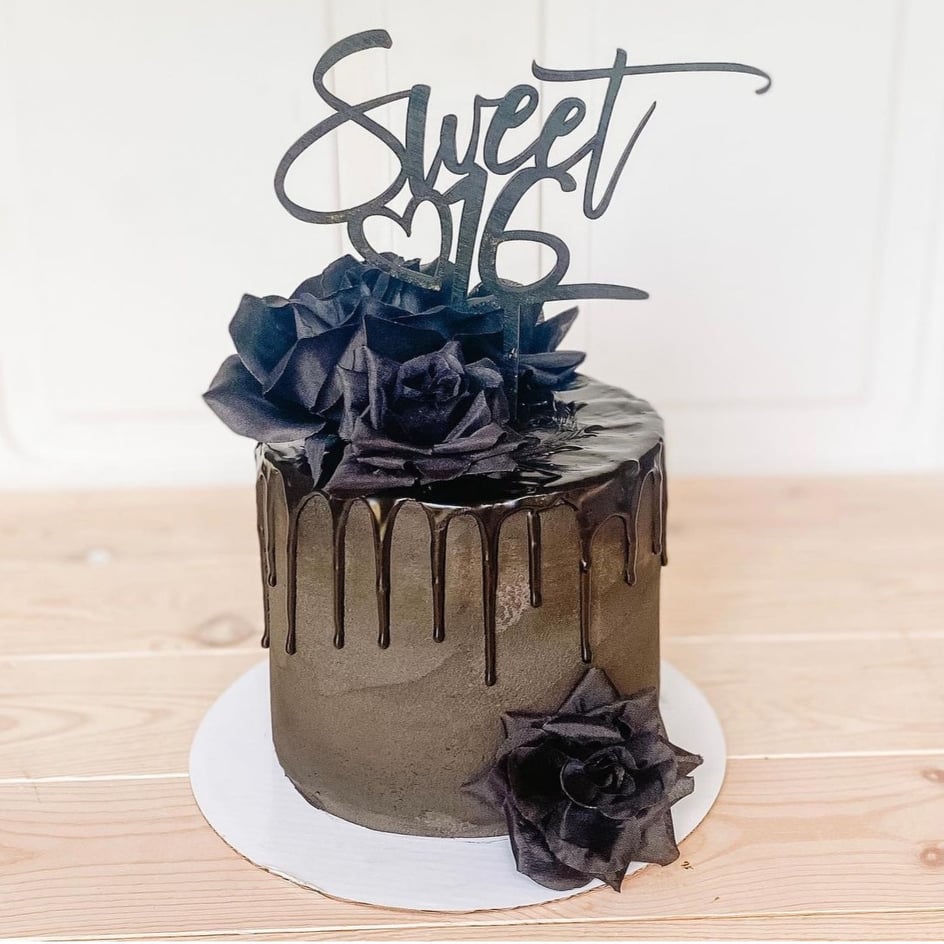 Sweet Sixteen Cake Topper
