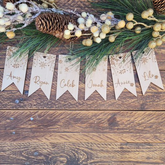 Personalized Holiday Tags