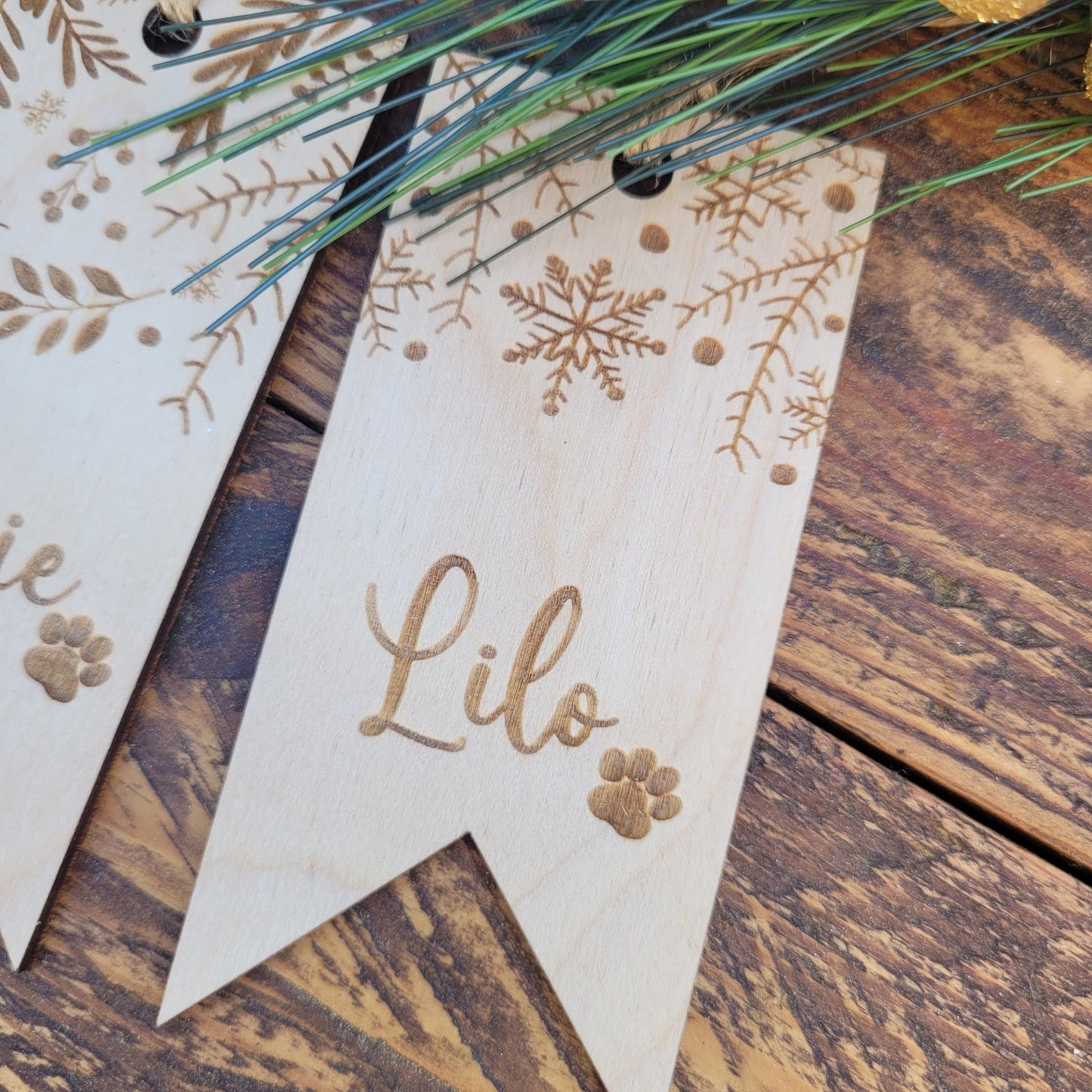 Personalized Holiday Tags