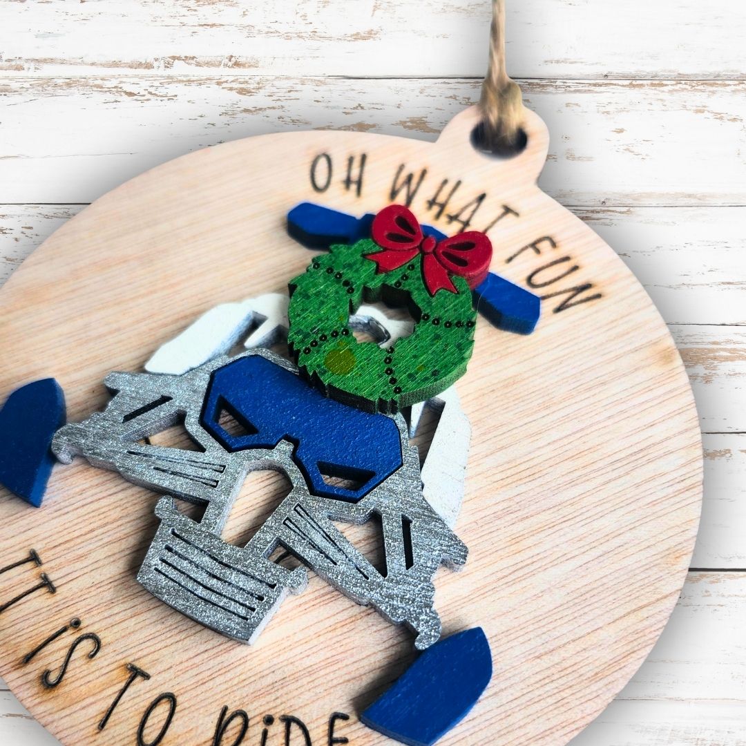 Oh What Fun Recreation Ornament