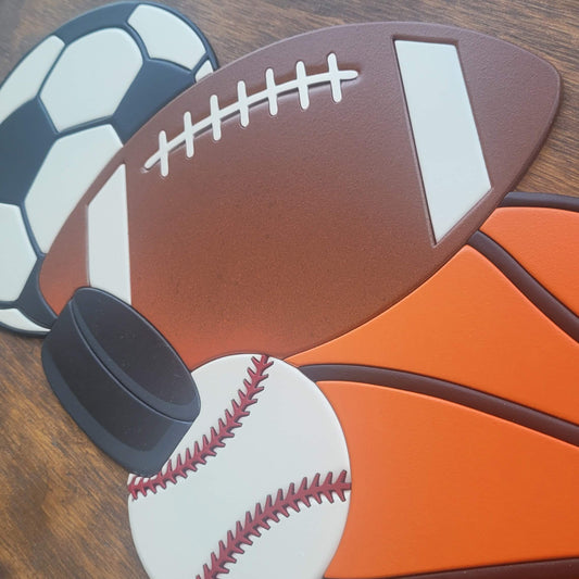 Sports Theme Name Sign