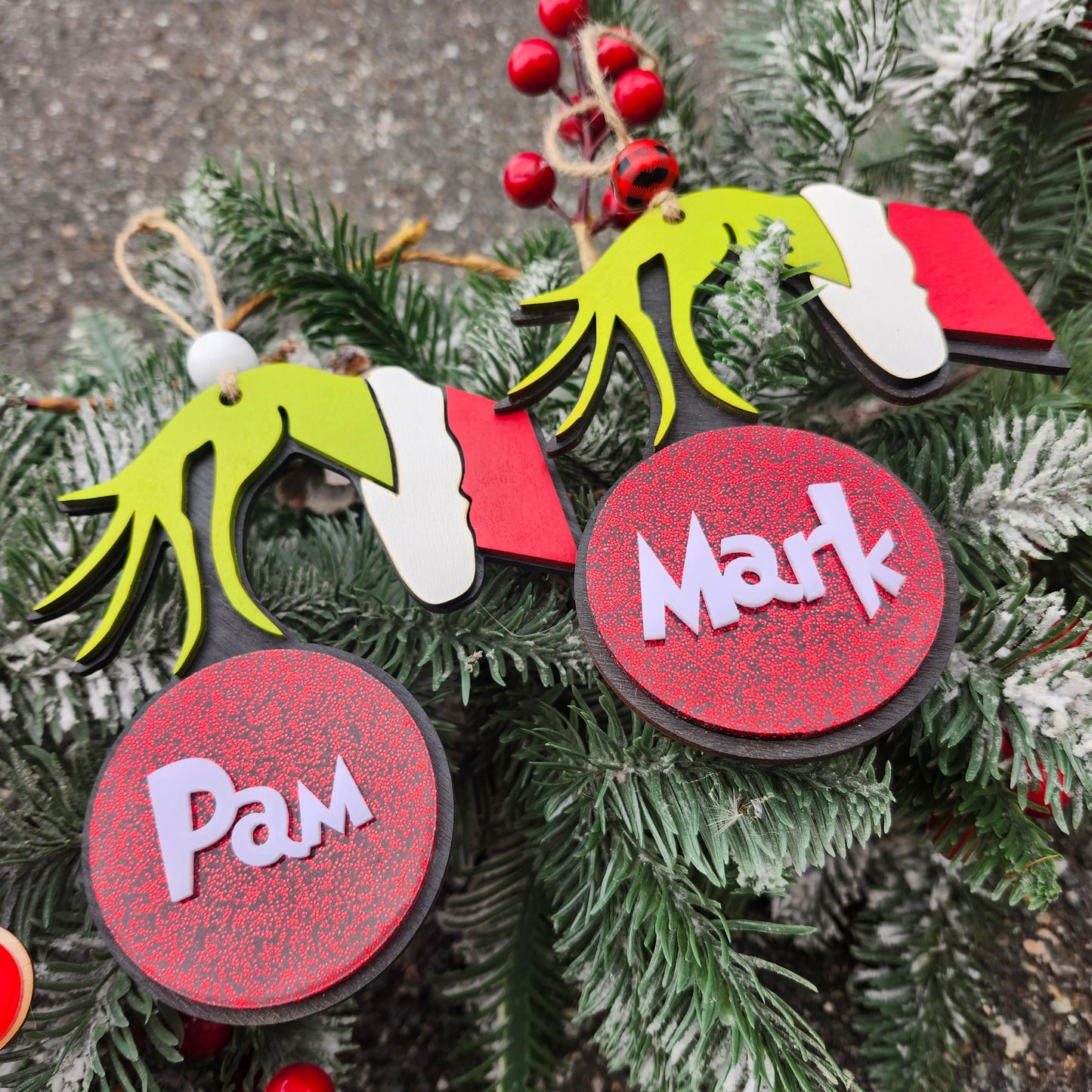 Grinch Stocking Tags