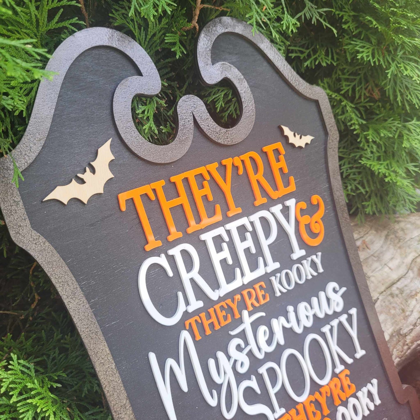 Addams Family Name Sign