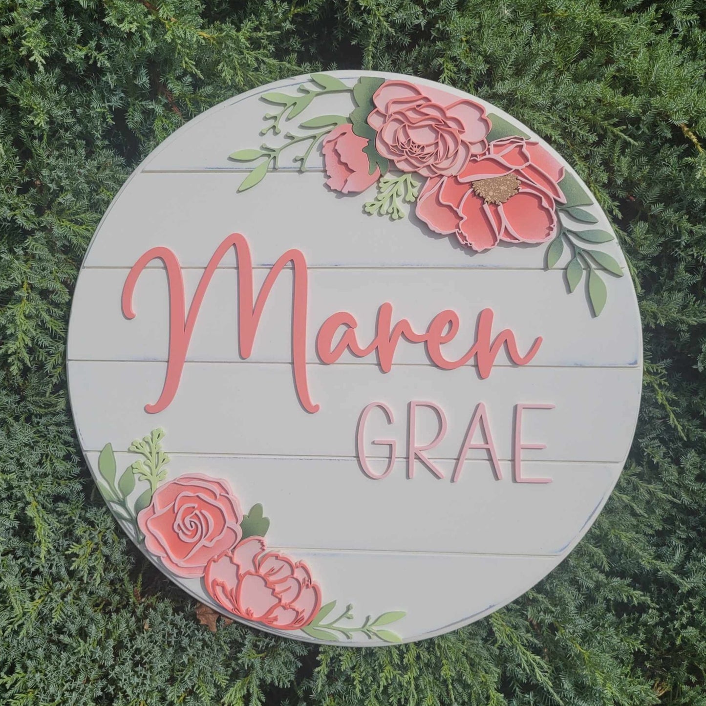Peony Nursery Sign