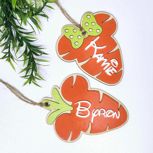 Easter Carrot Tags