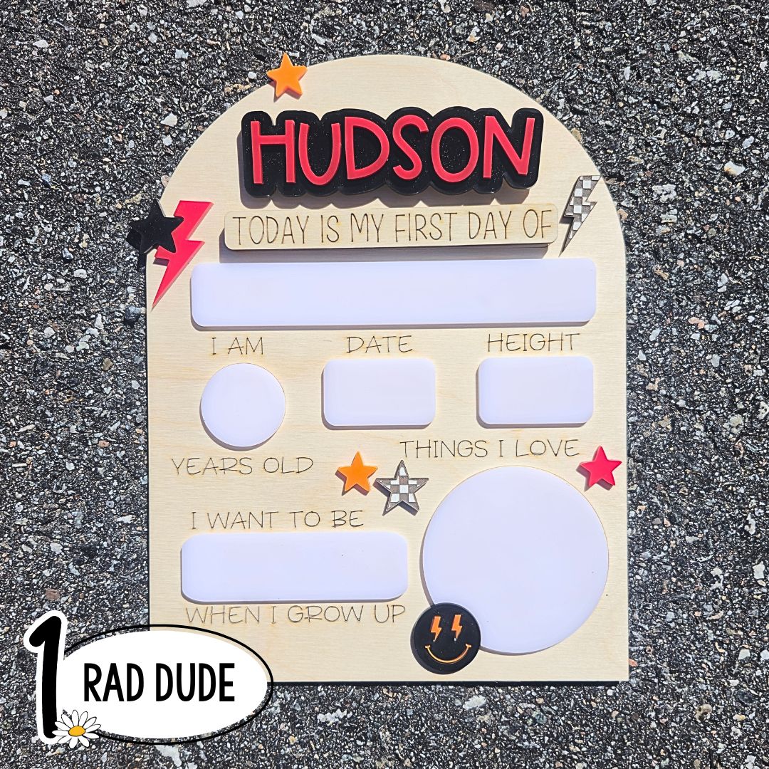 First / Last Day of School Whiteboards