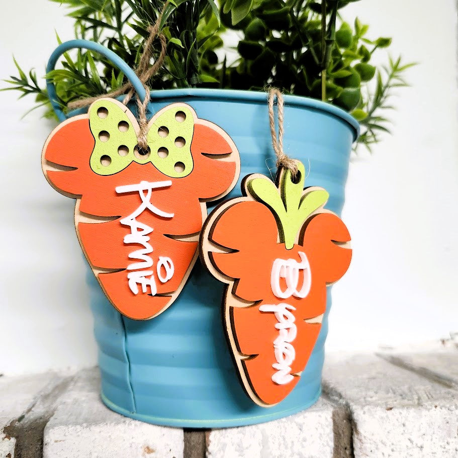 Easter Carrot Tags