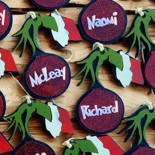 Grinch Stocking Tags