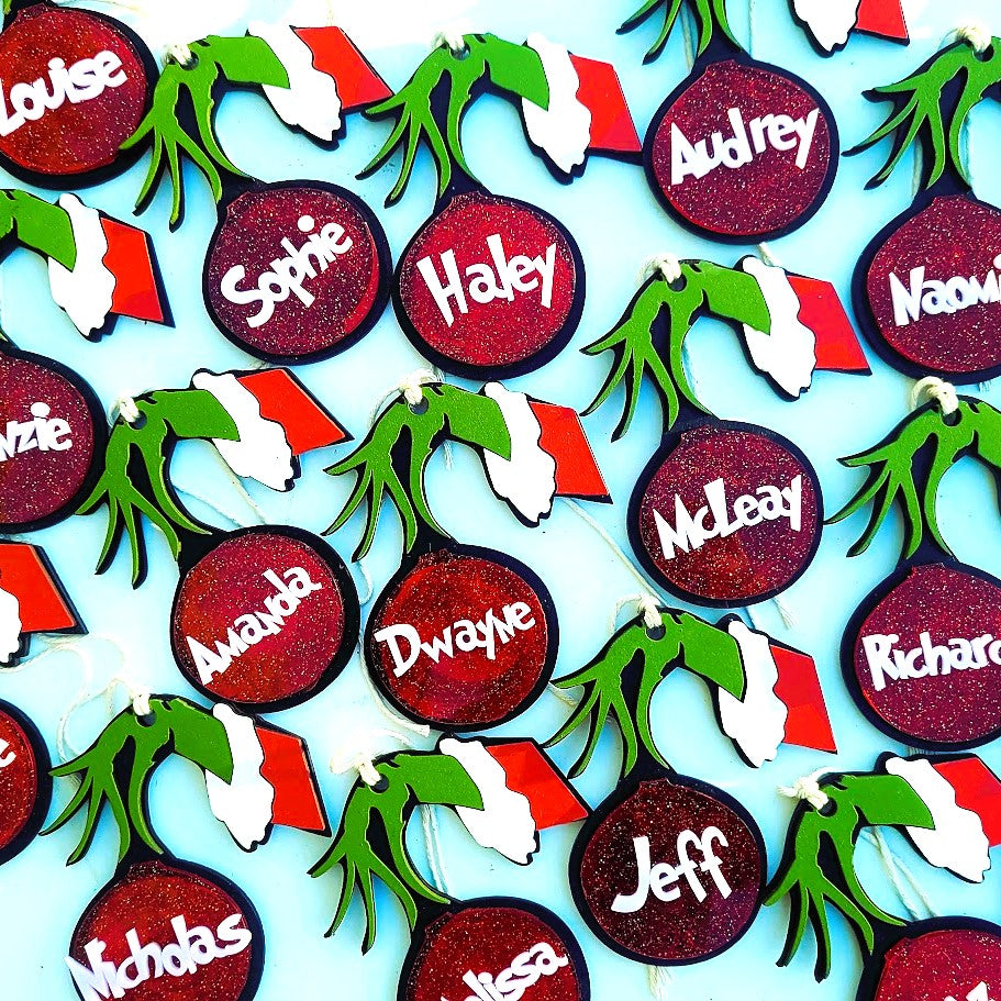 Grinch Stocking Tags