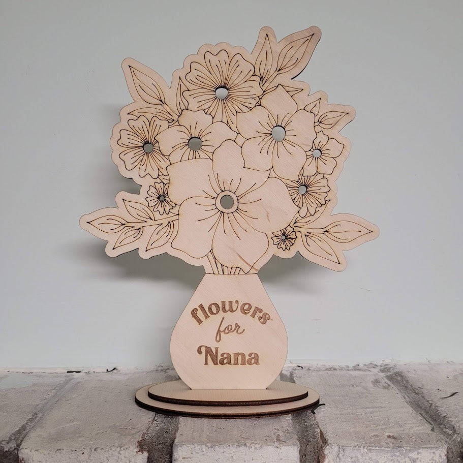 Personalized Flower Holder