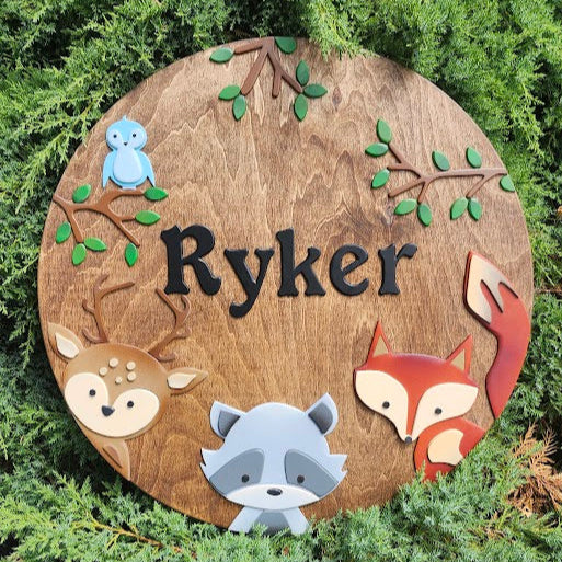 Woodlands Nursery Sign