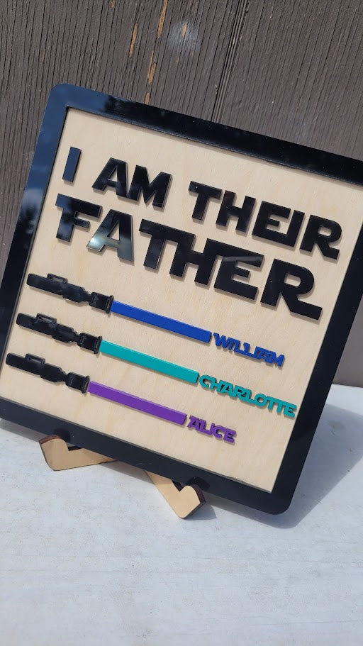 Star Wars Father Sign
