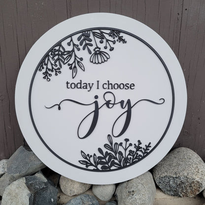 Aujourd'hui je choisis la joie