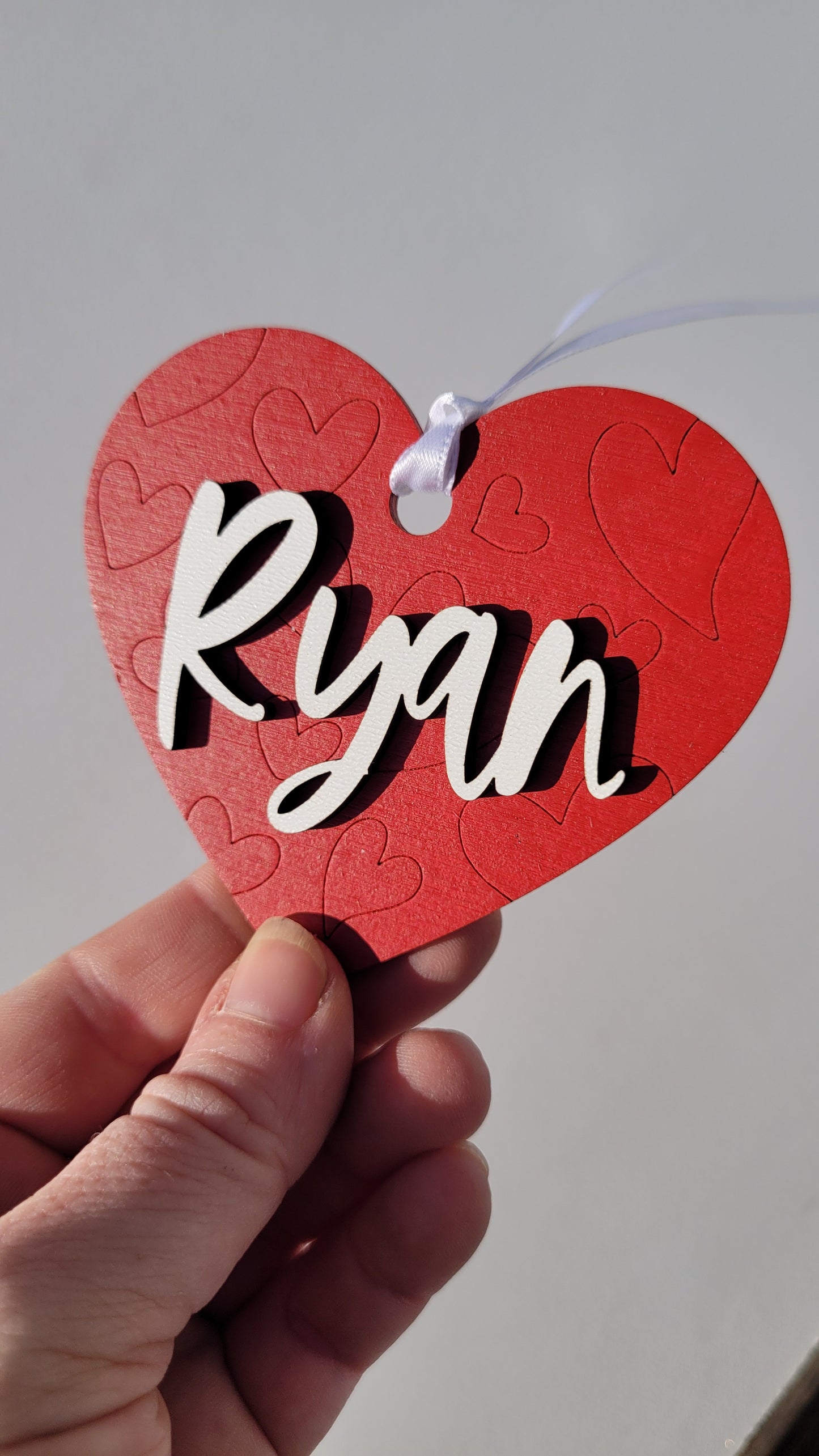 Valentines Heart Tag