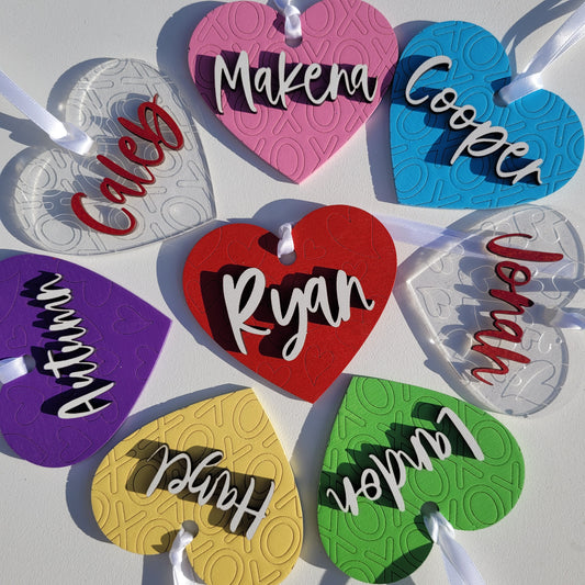 Valentines Heart Tag