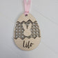 Easter Rattan Tag