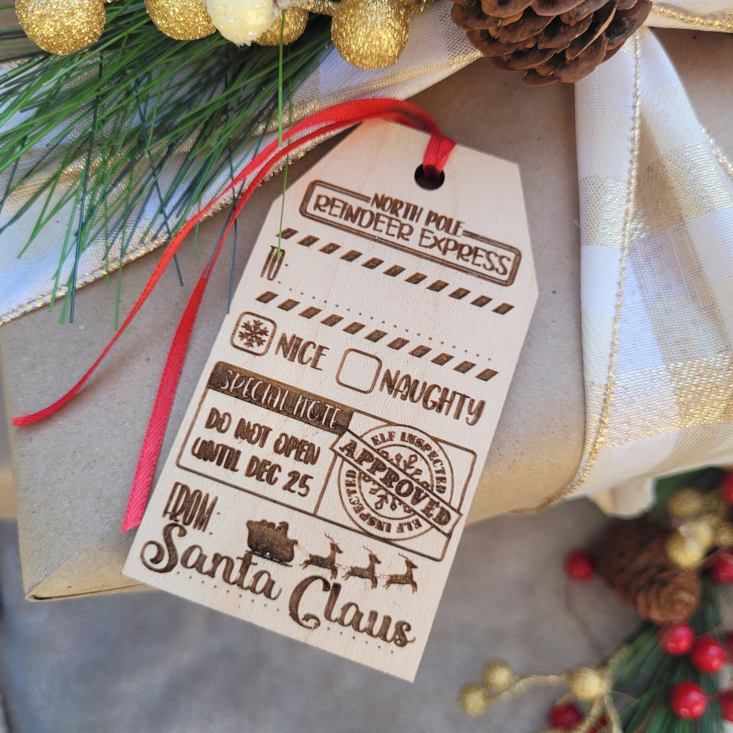 Santa Tag Personalized
