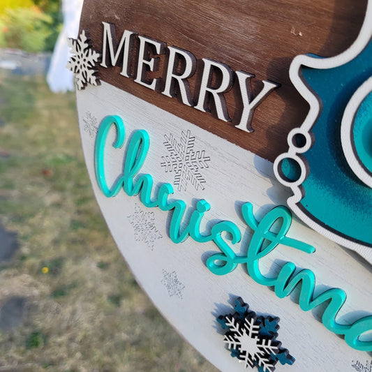 Coastal Christmas Sign