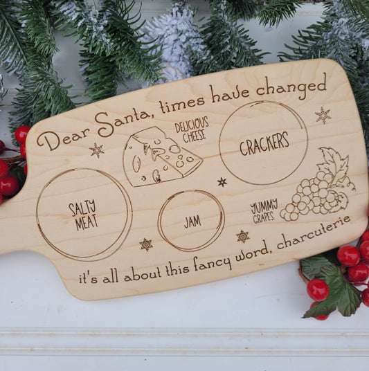 Santa Charcuterie Board