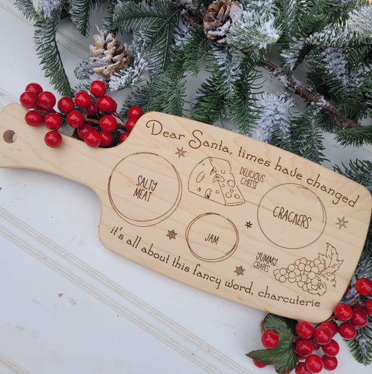 Santa Charcuterie Board