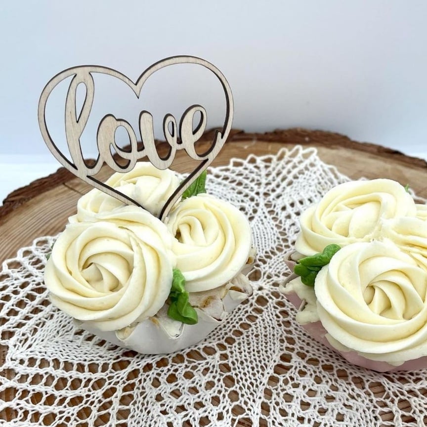Love Cupcake Topper
