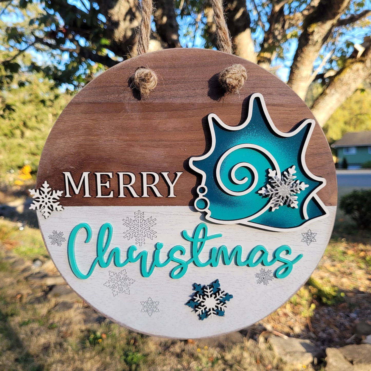 Coastal Christmas Sign