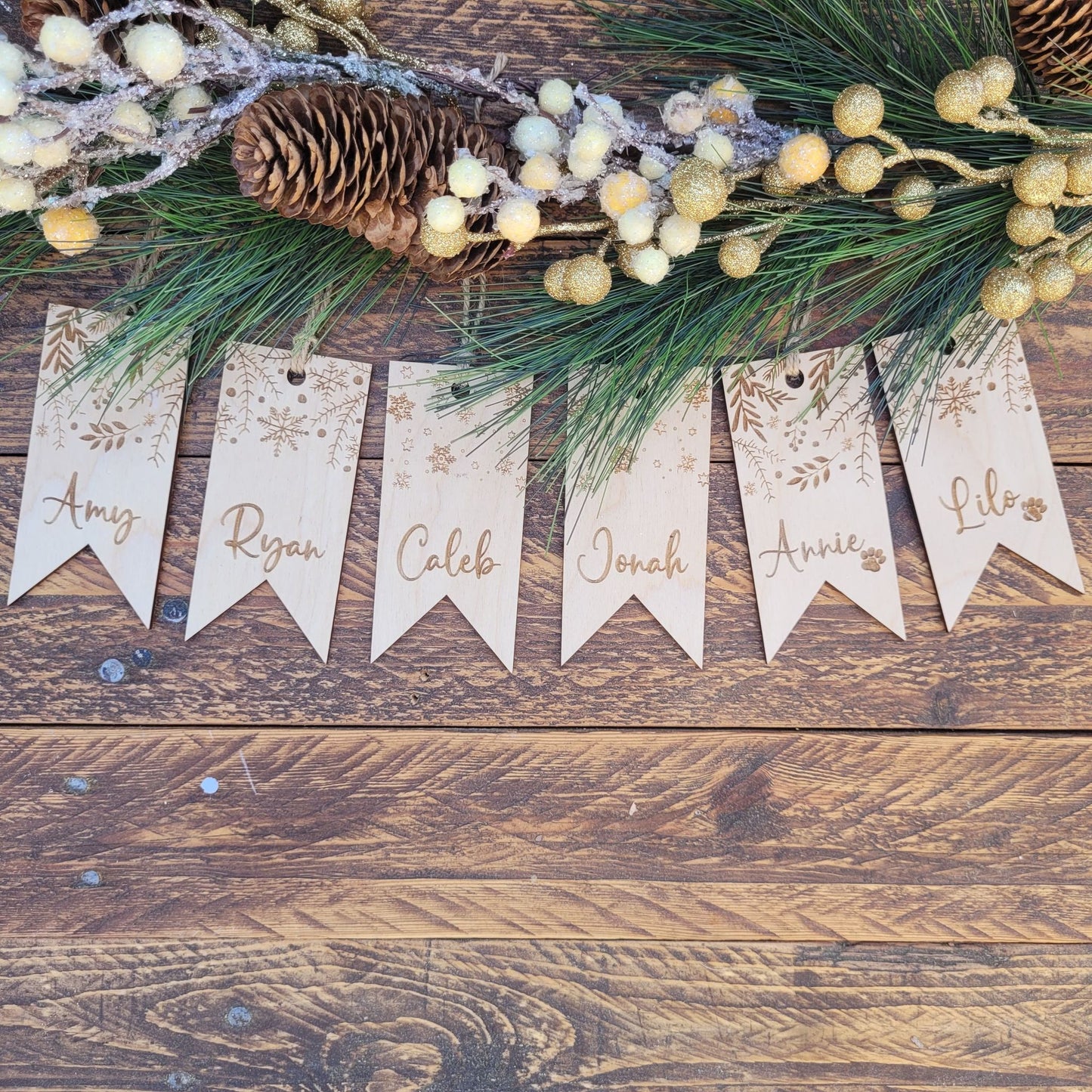 Personalized Holiday Tags