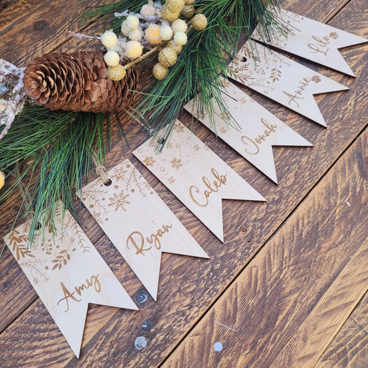Personalized Holiday Tags