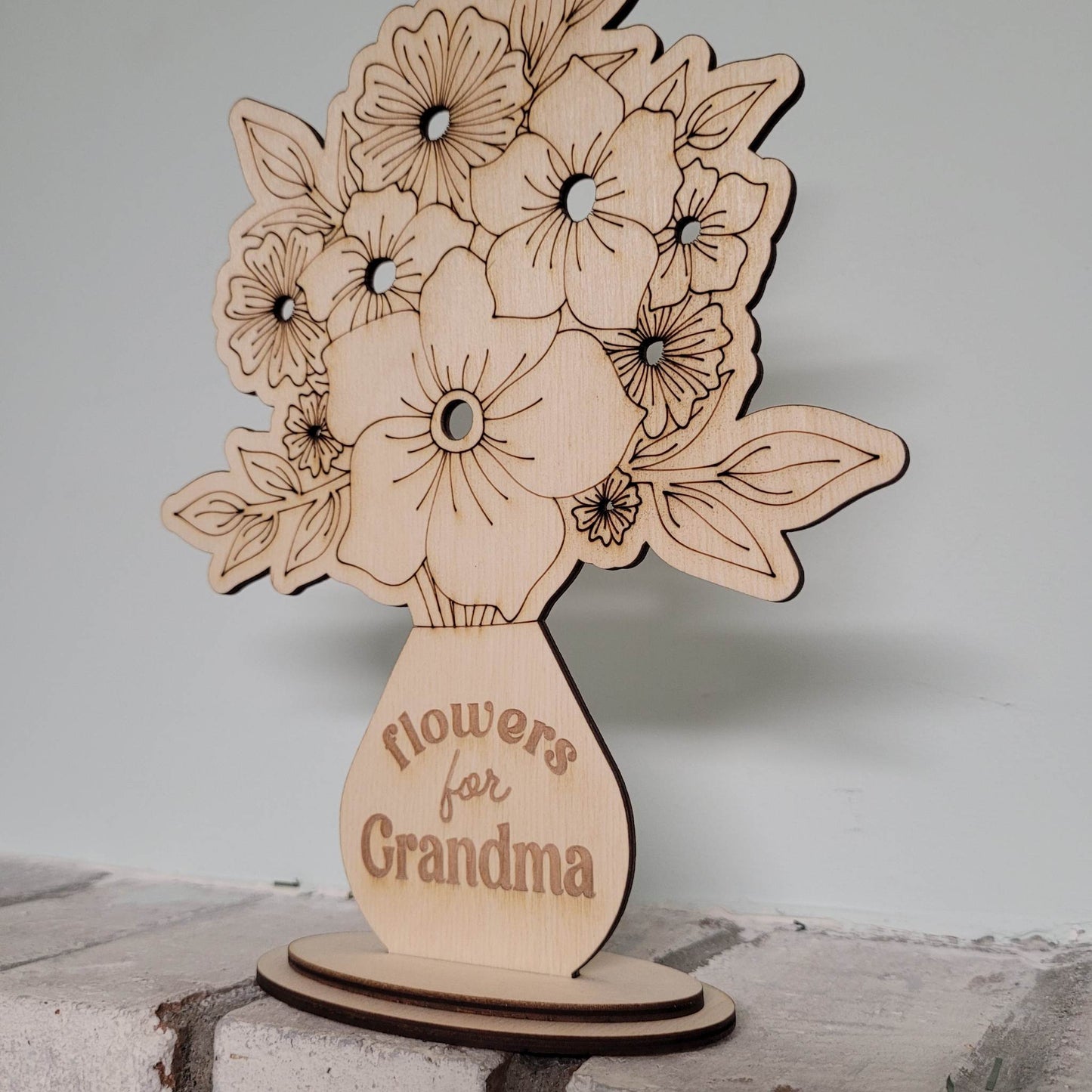 Personalized Flower Holder